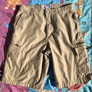 Anchor blue cargo shorts